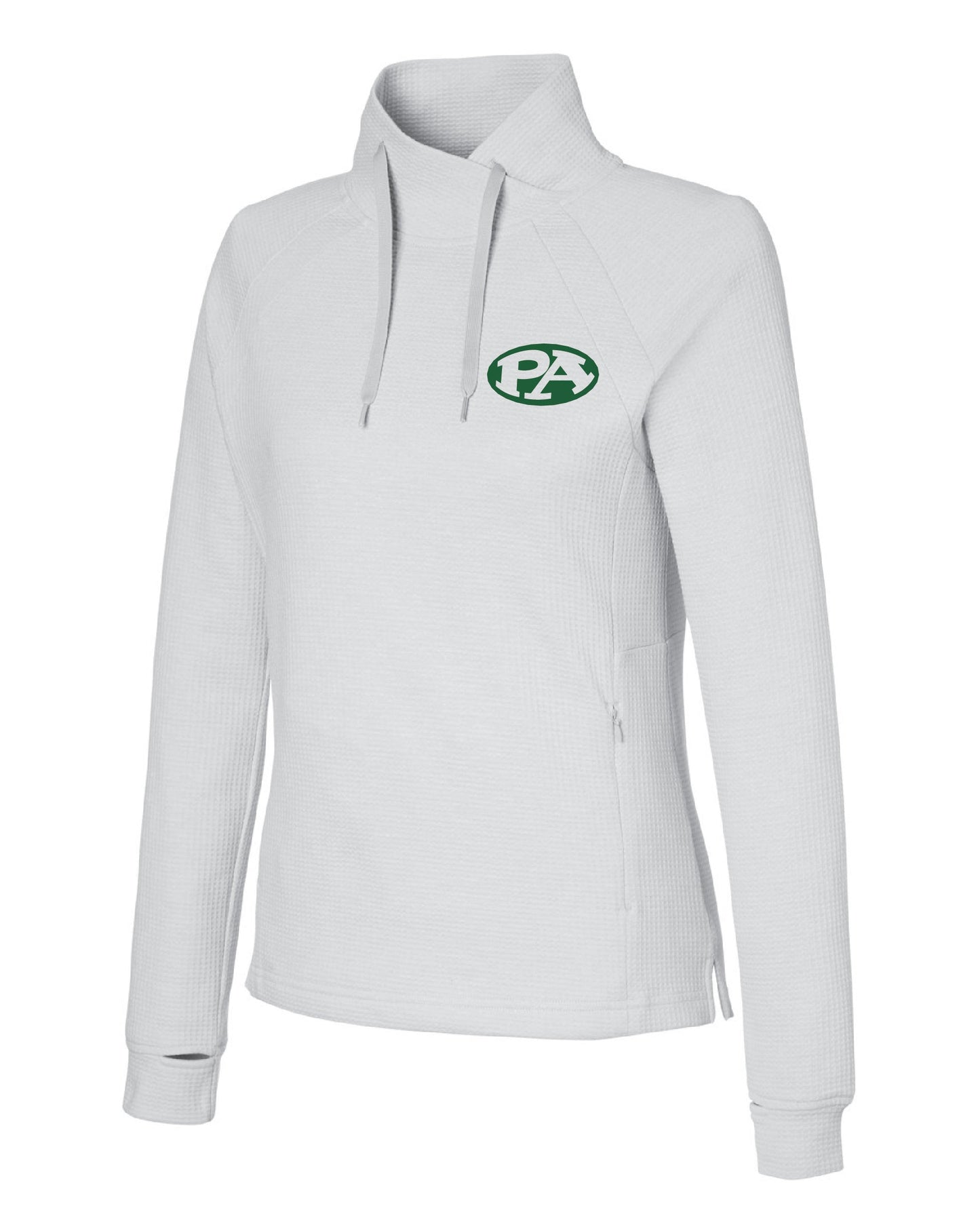 WOMENS Rhythm Waffle Cross-Neck Pullover