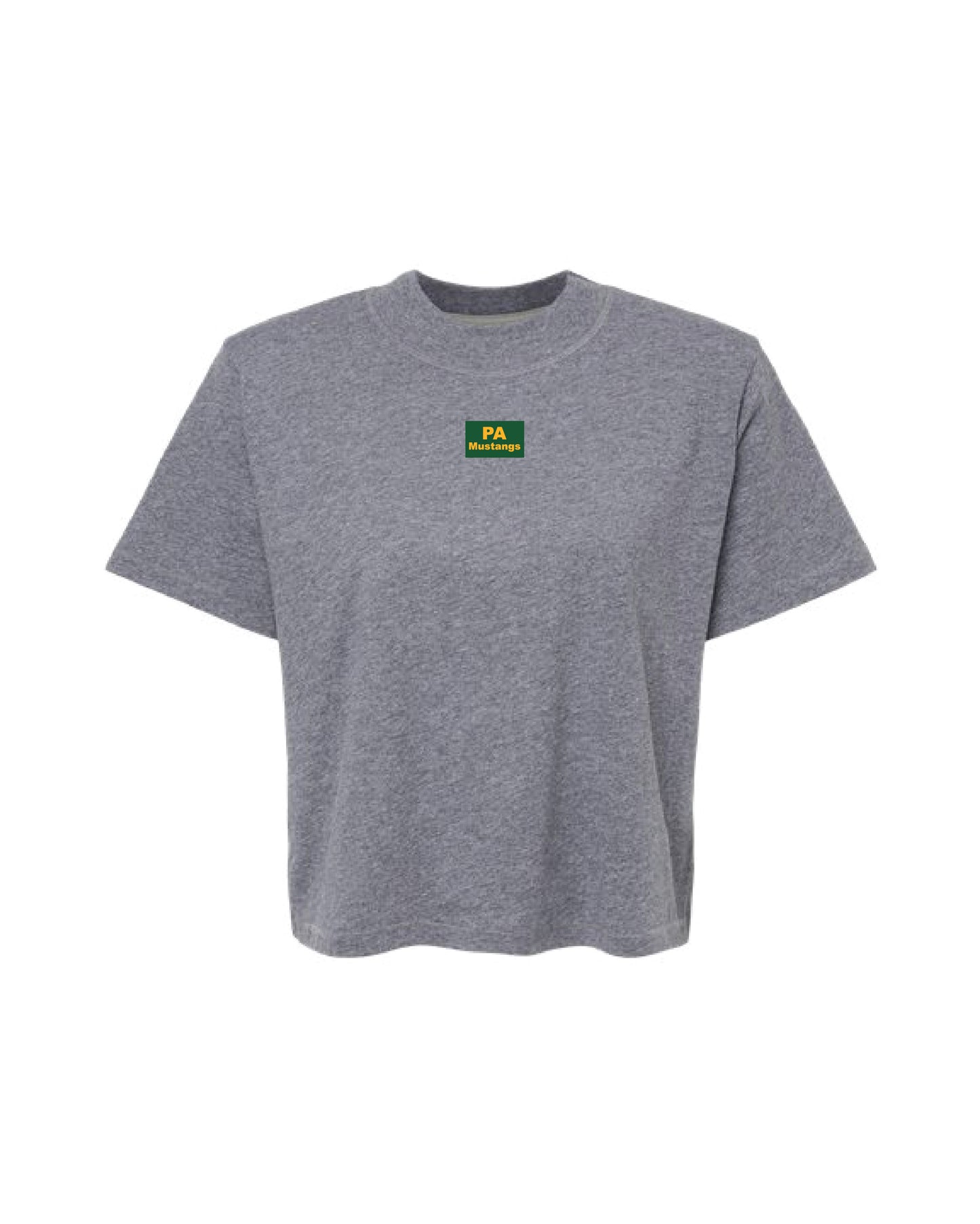 ADULT Women's Woven label Boxy Tee