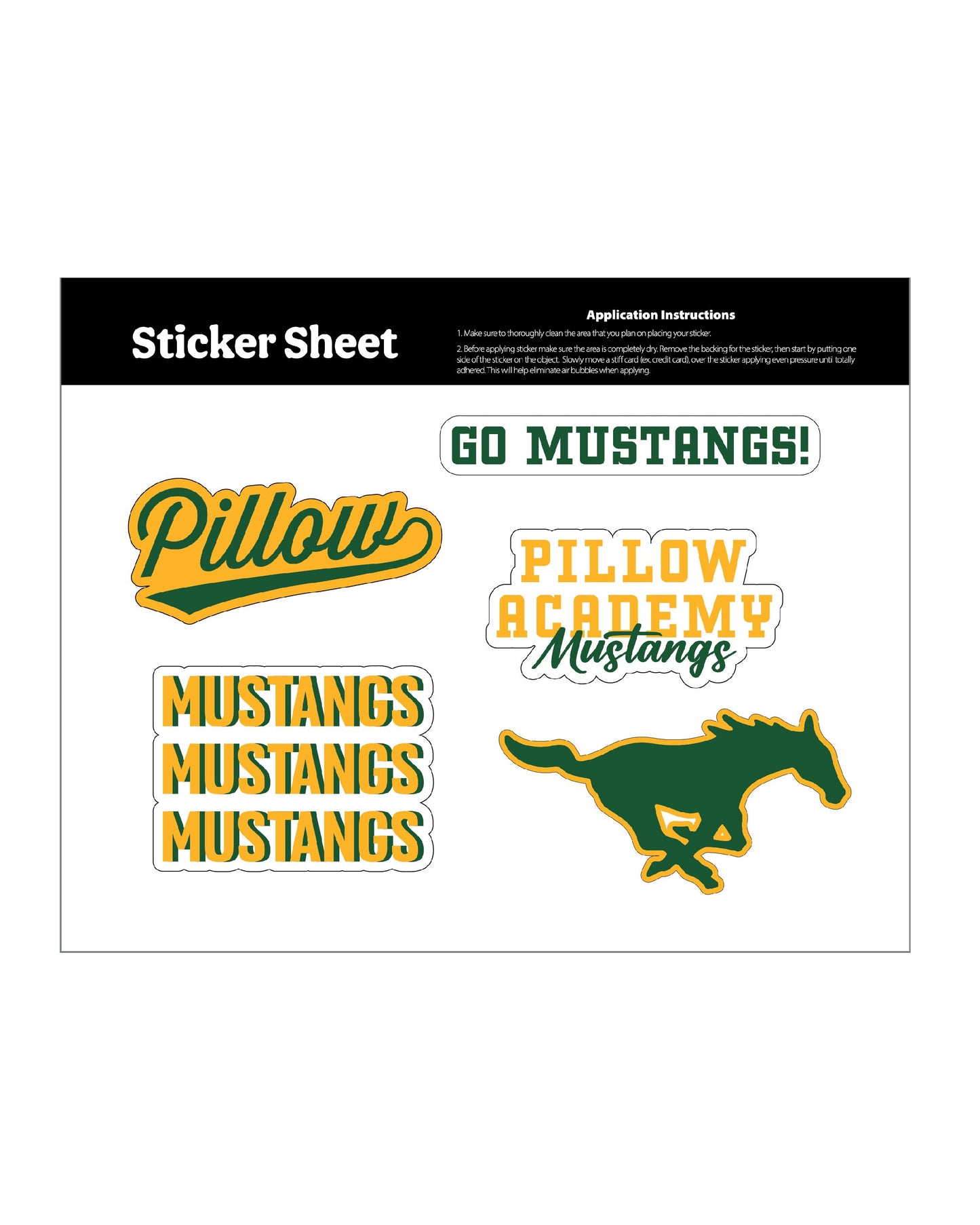 Sticker Sheet 5.5" X 7"