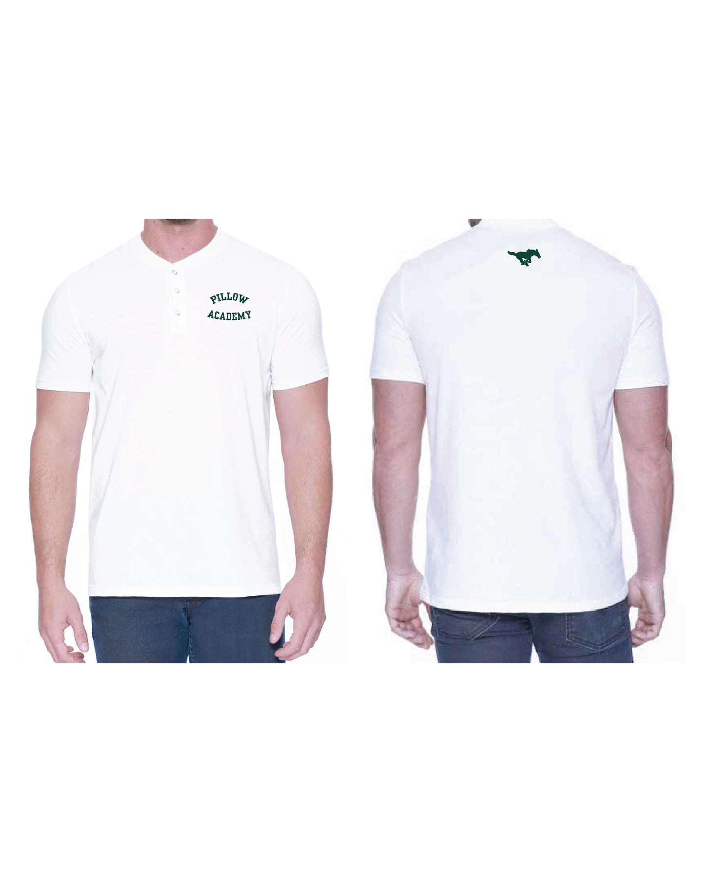 ADULT Pillow Academy Henley Tee