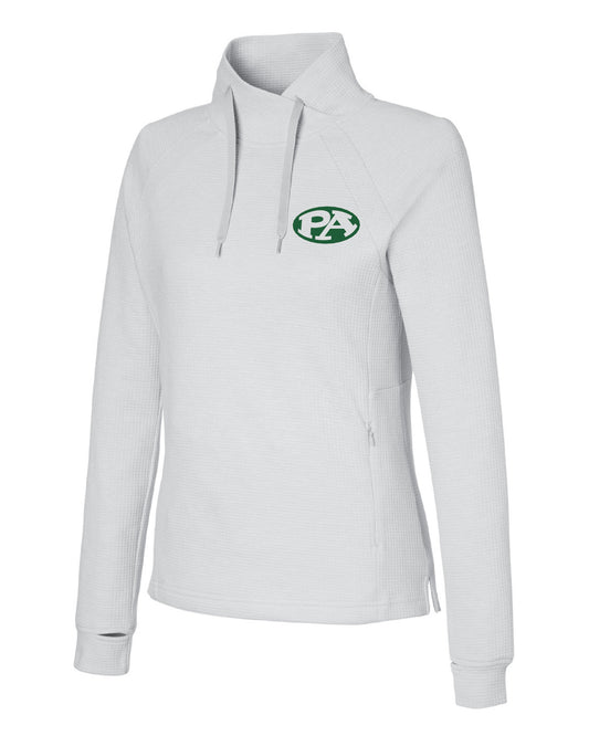 WOMENS Rhythm Waffle Cross-Neck Pullover