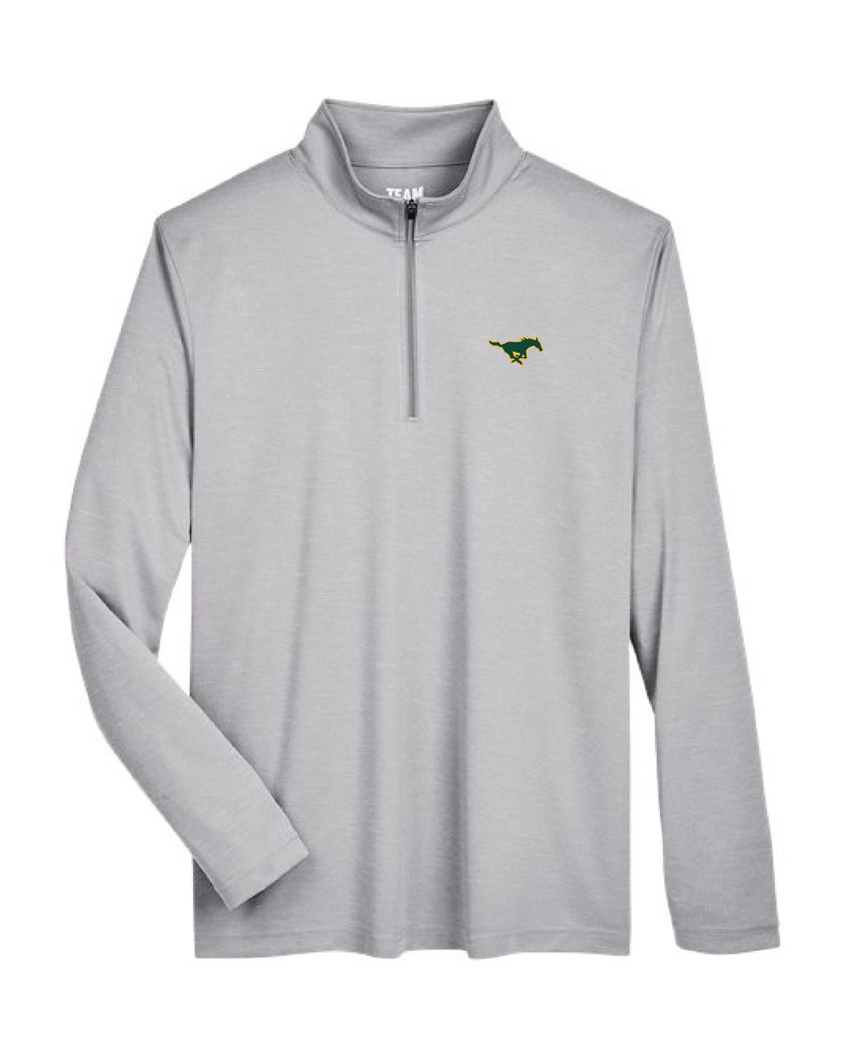 ADULT Men's Zone Sonic Heather Performance Quarter-Zip Pullover Athletic Heather