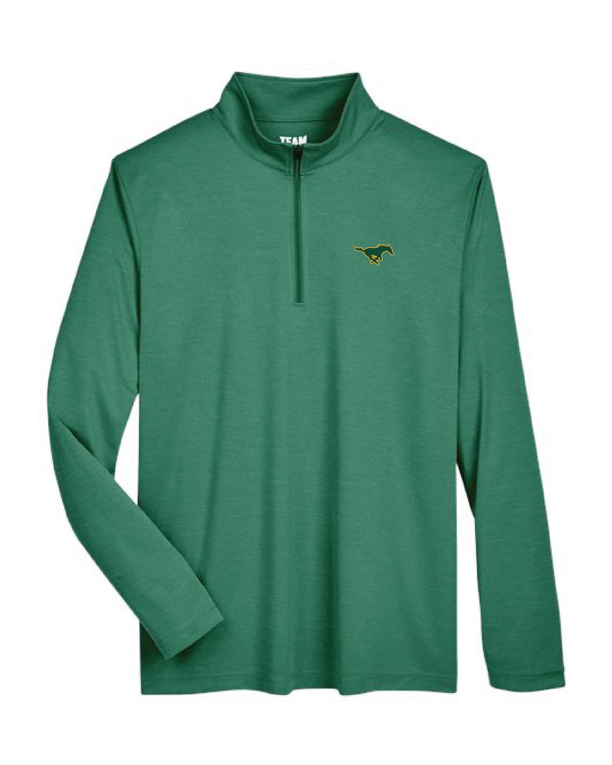 ADULT Men's Zone Sonic Heather Performance Quarter-Zip Pullover Forest Heather