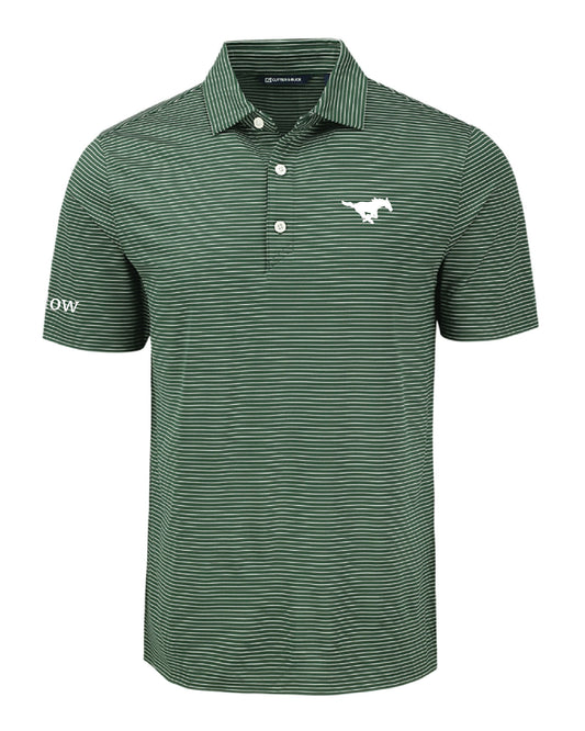 ADULT Fine Line Stripe Mens Polo