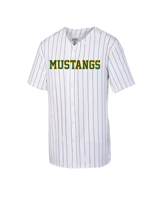 YOUTH Augusta Sportswear Pin Stripe Baseball Jersey