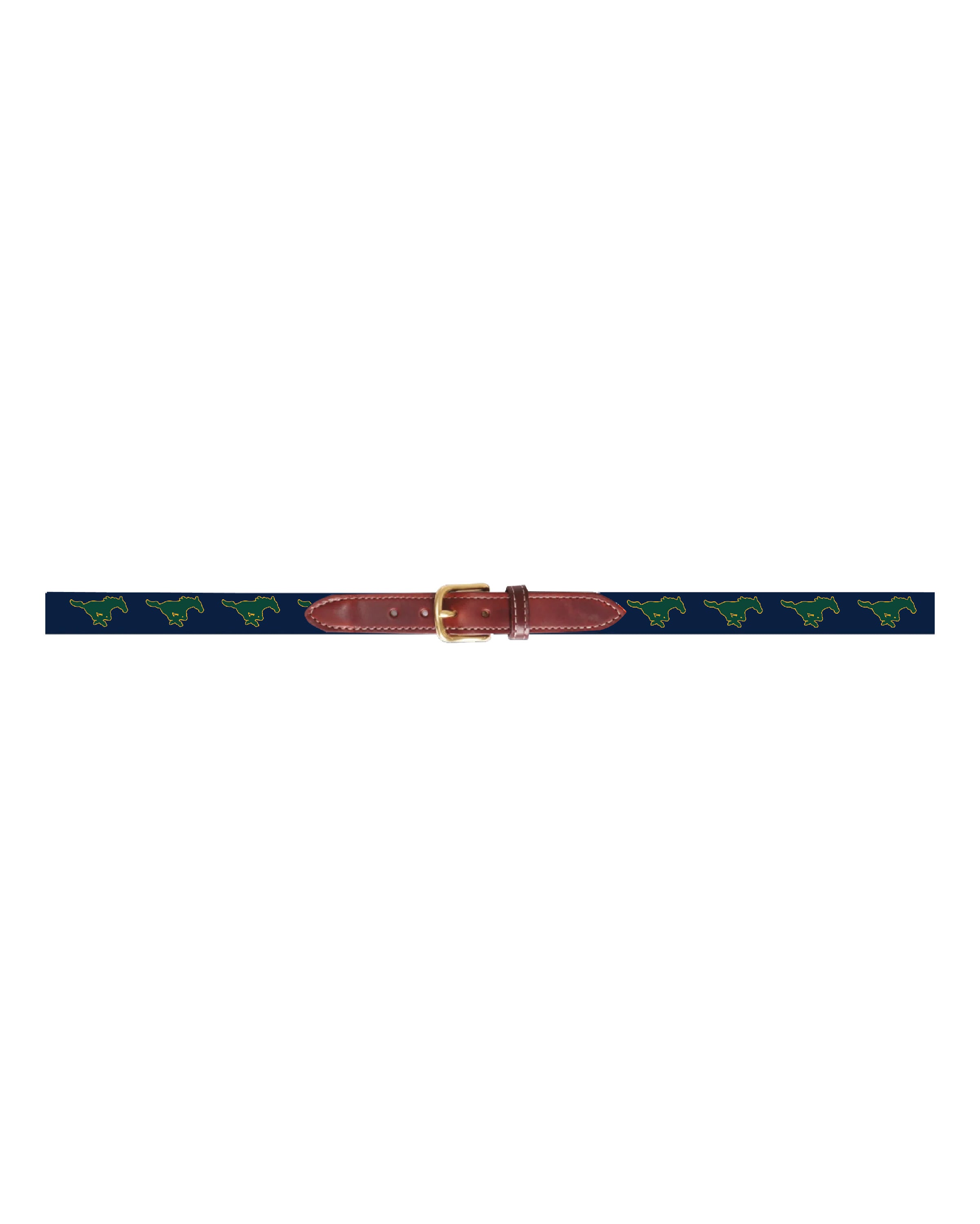 YOUTH Mustang Double Stitched Ribbon Tab Belt – PA Mustang Shop