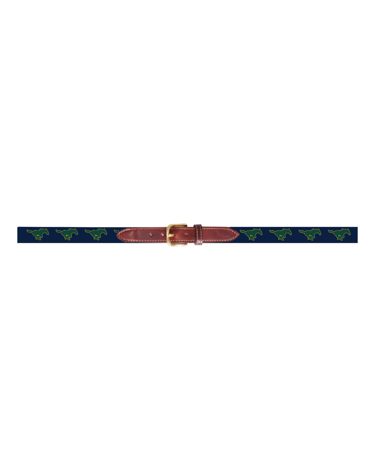 YOUTH Mustang Double Stitched Ribbon Tab Belt – PA Mustang Shop