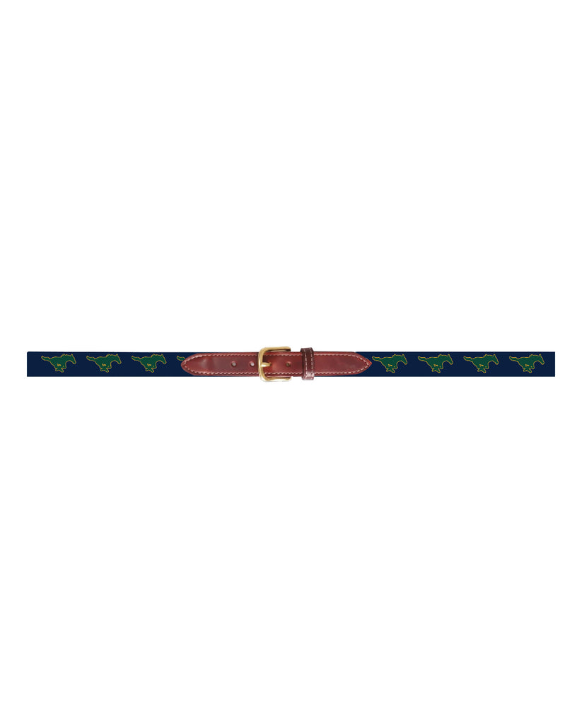 YOUTH Mustang Double Stitched Ribbon Tab Belt – PA Mustang Shop