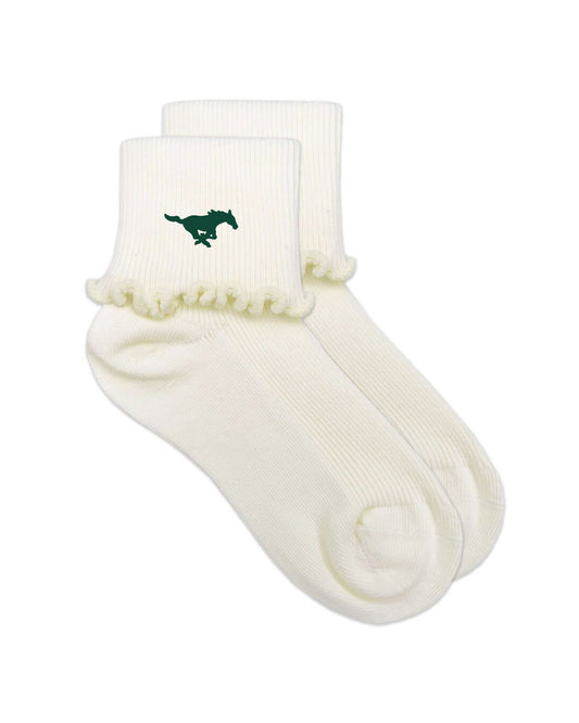 YOUTH Girls' Ruffle Socks