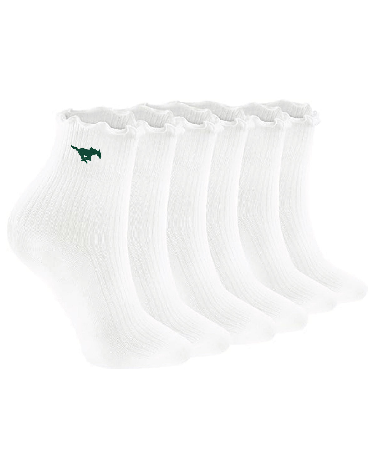 ADULT Girls' Ruffle Socks