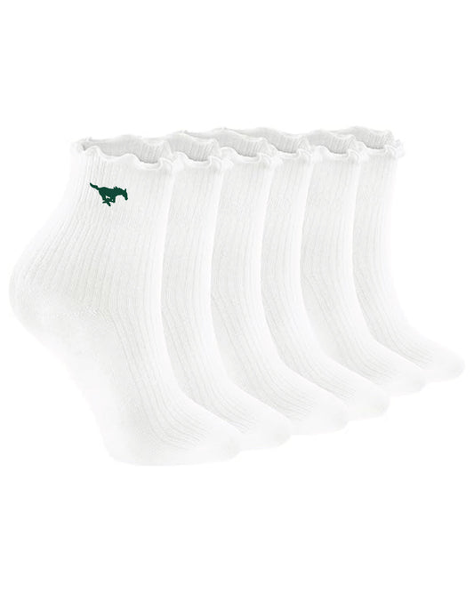 ADULT Girls' Ruffle Socks